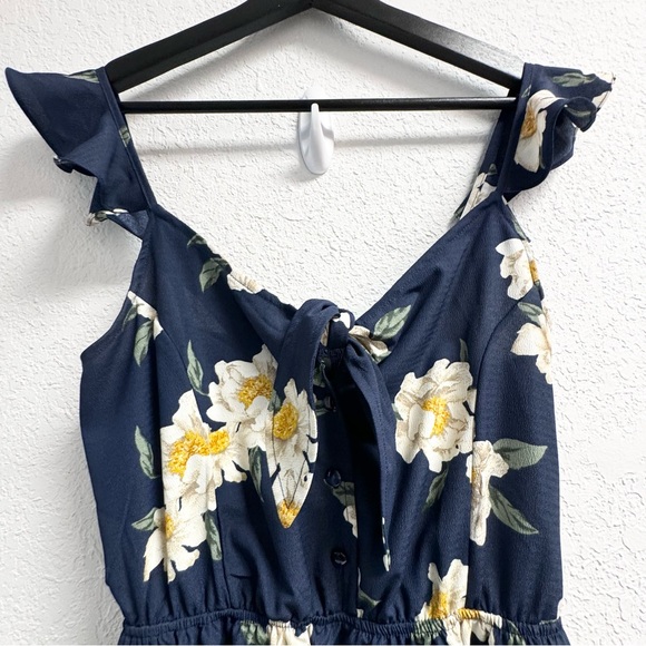 Dollfins~Floral Blue Mini Sundress SM - Picture 2 of 7